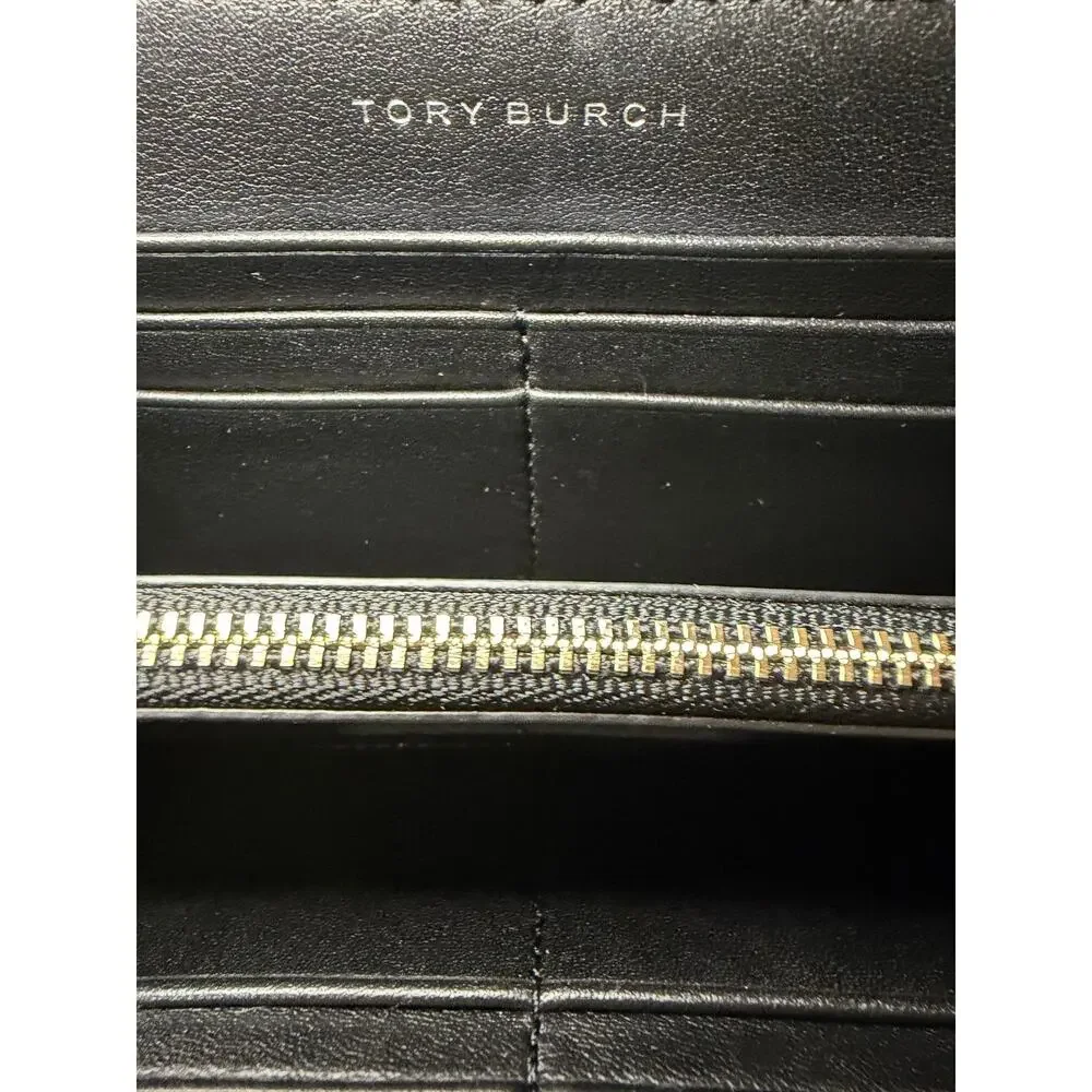 Tory Burch Robinson Snake Skin Embossed Continental Wallet